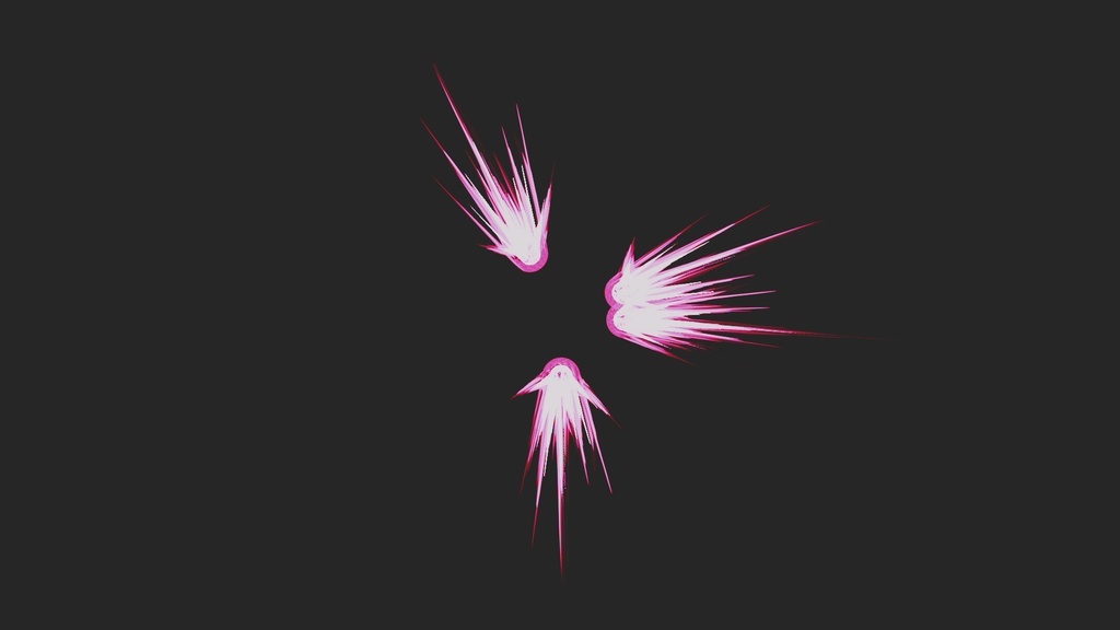 エフェクト素材・ランダムマズルバースト