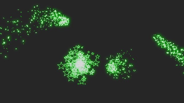 エフェクト素材・シュートスターボム