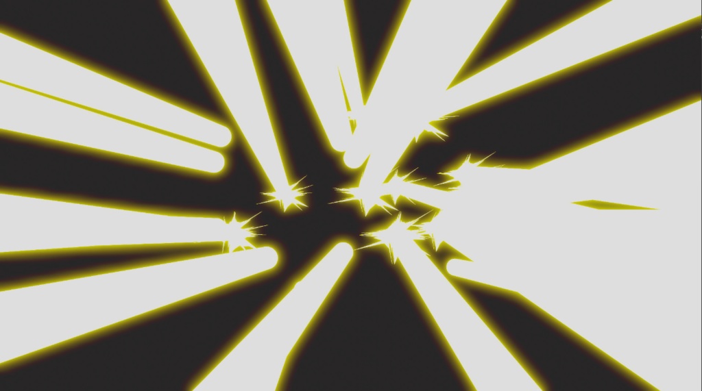 エフェクト素材・ランダムレーザーバースト改