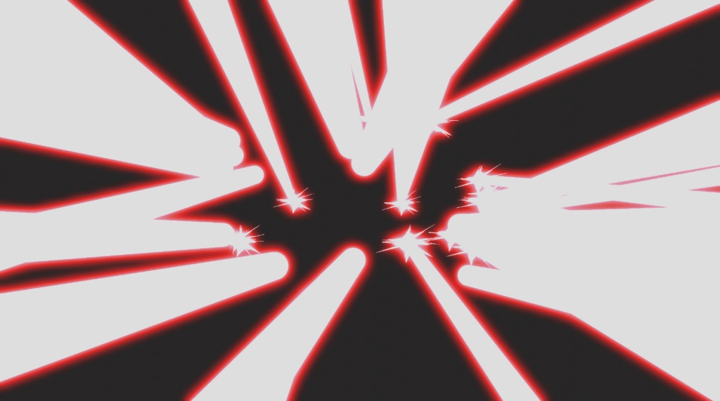 エフェクト素材・ランダムレーザーバースト改