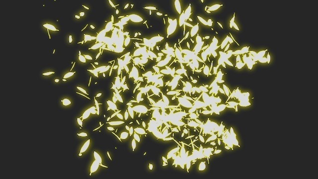 エフェクト素材・リーフラインウインド