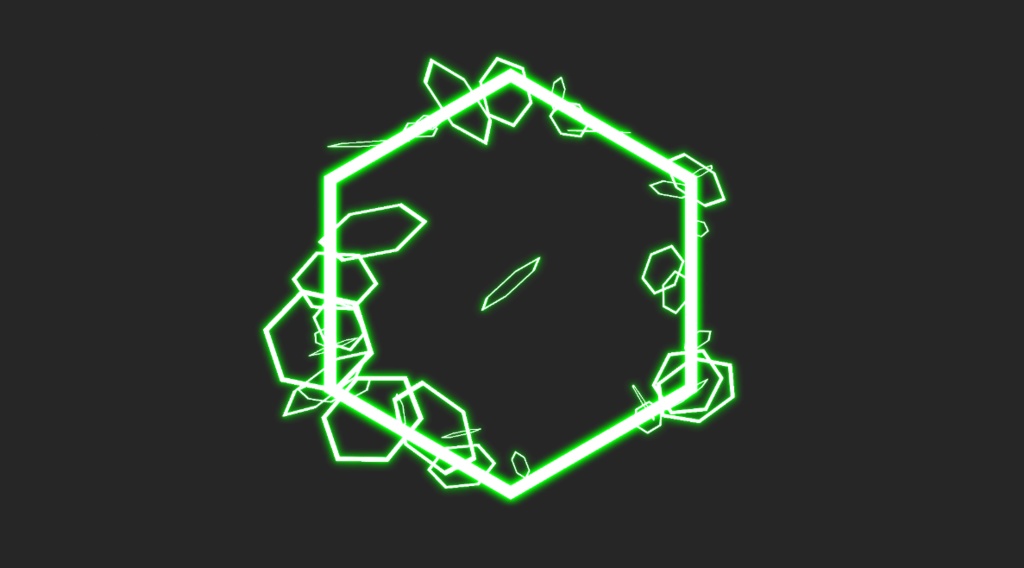 エフェクト素材・ヘキサパーティクルエクステンド