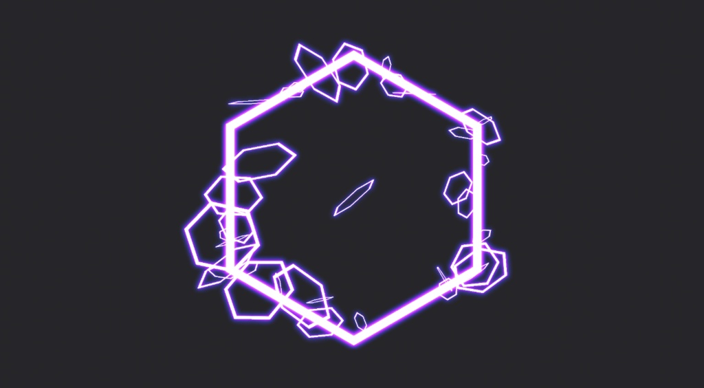 エフェクト素材・ヘキサパーティクルエクステンド