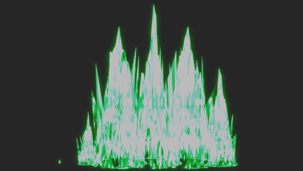 エフェクト素材・クリスタルガイアウォール