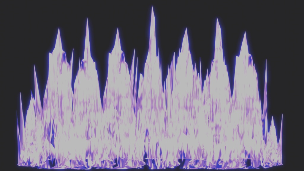 エフェクト素材・クリスタルガイアウォール