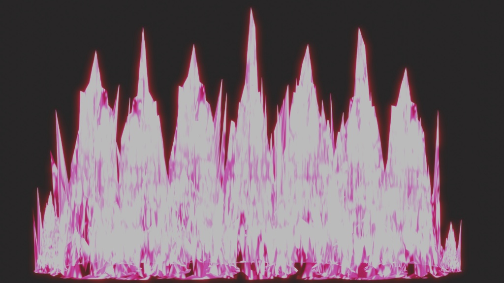 エフェクト素材・クリスタルガイアウォール