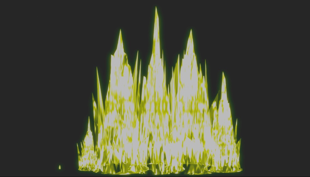 エフェクト素材・クリスタルガイアウォール