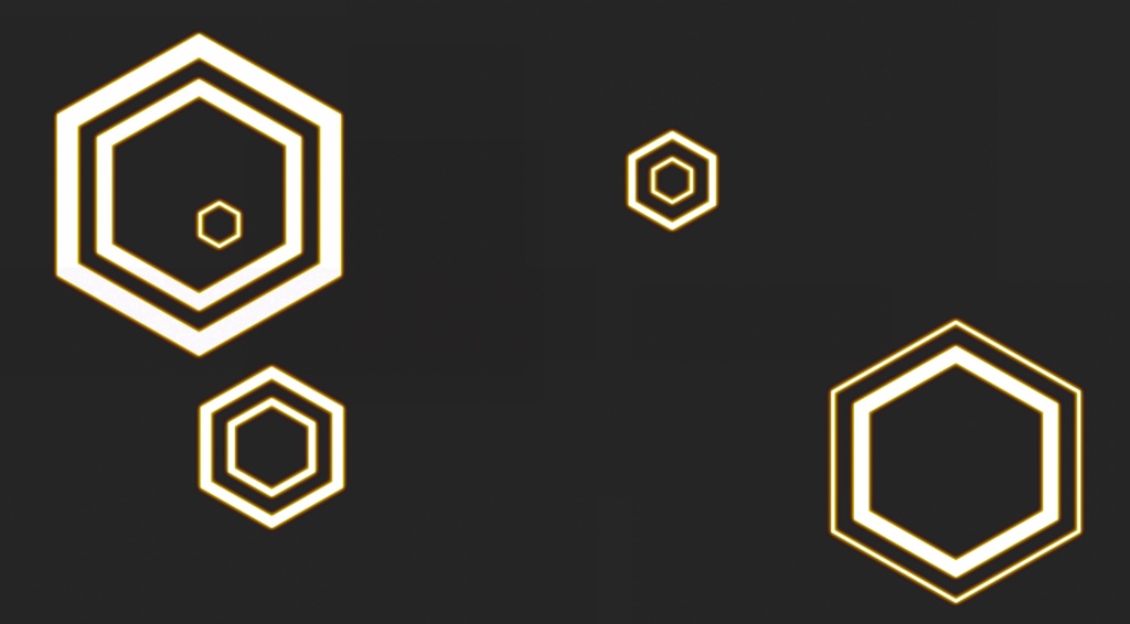 エフェクト素材・ヘキサインバリアフィールド