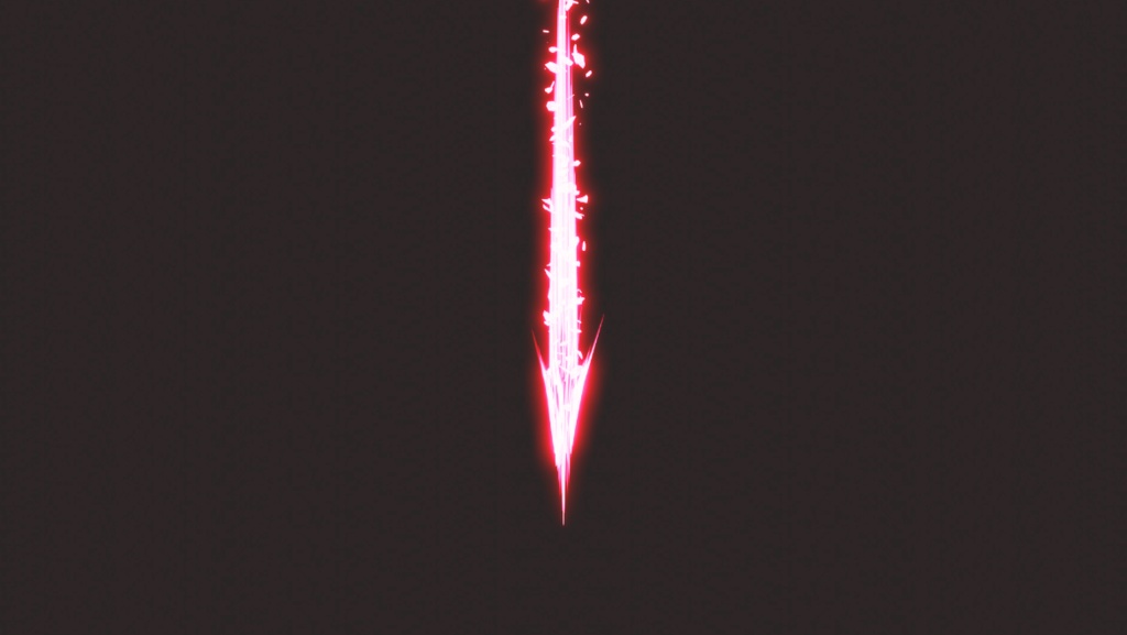 エフェクト素材・エナジーダストアローレイン