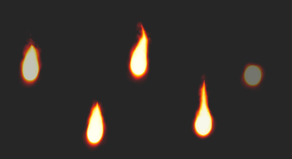 エフェクト素材・鬼火魂