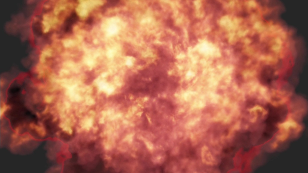 エフェクト素材・大規模爆発4