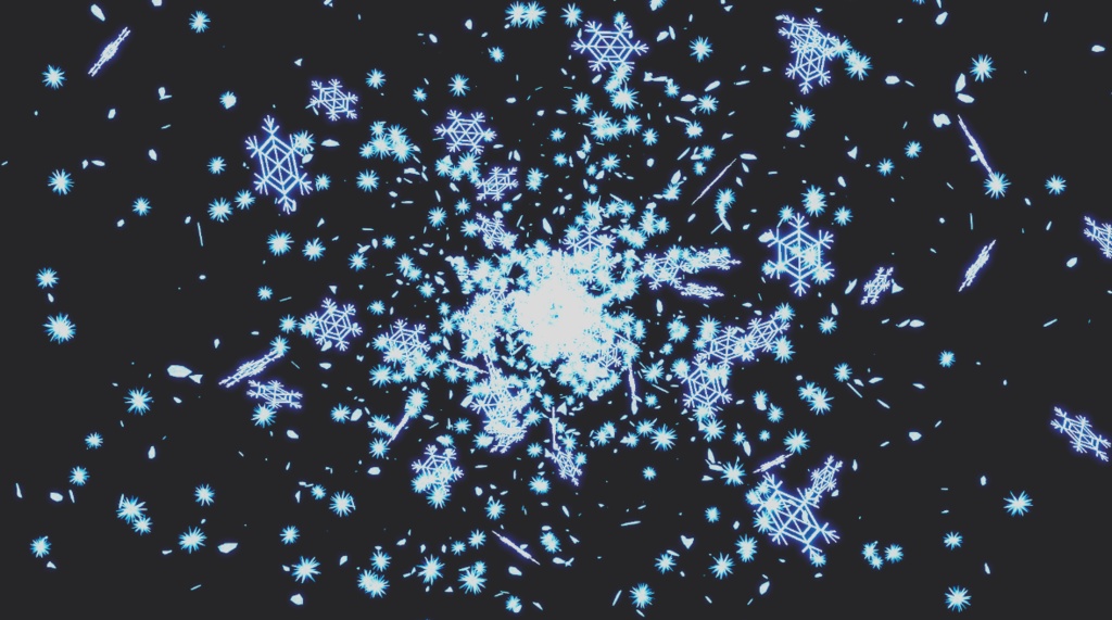 エフェクト素材・スパイラルフリーズCストーム