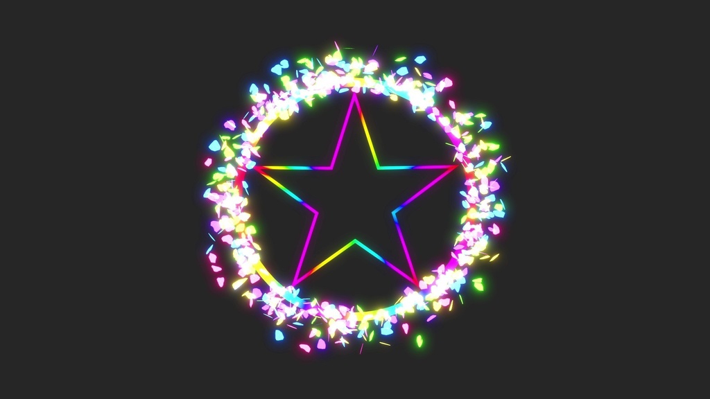 エフェクト素材・五星結界陣