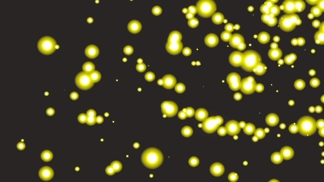 エフェクト素材・オーブシャワーライト