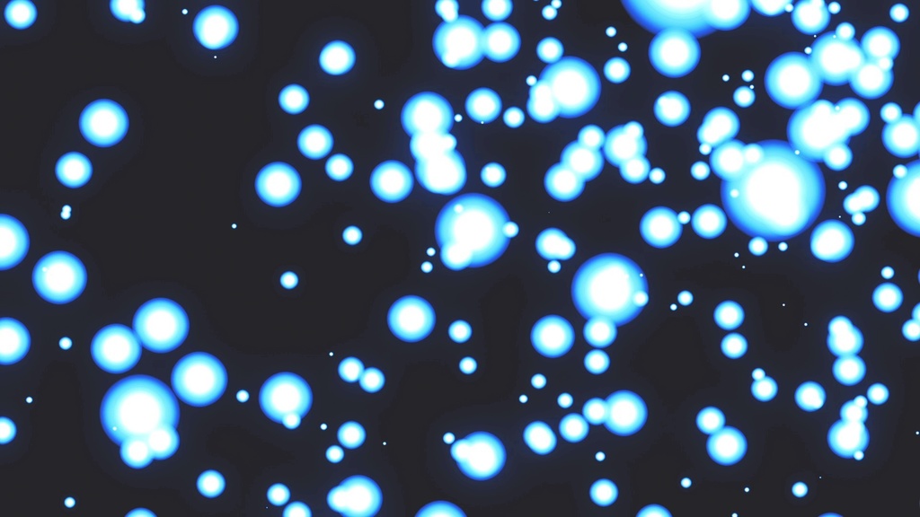 エフェクト素材・オーブシャワーライト