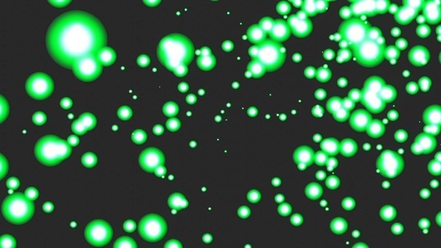 エフェクト素材・オーブシャワーライト