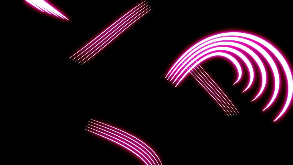 エフェクト素材・ウィンドラインバレット