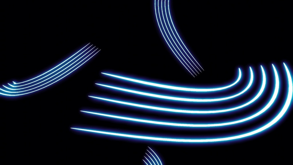 エフェクト素材・ウィンドラインバレット