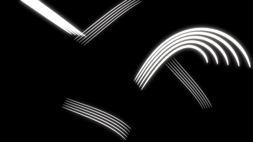 エフェクト素材・ウィンドラインバレット