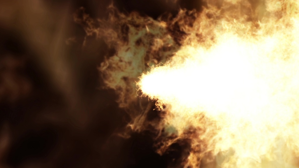 エフェクト素材・火炎放射演出1~3