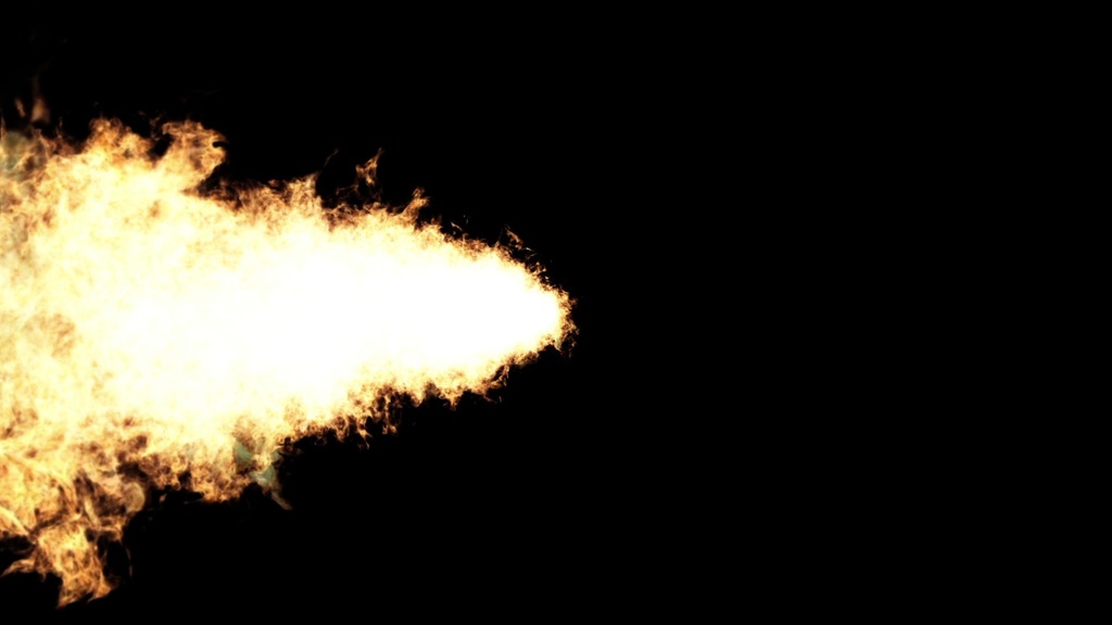 エフェクト素材・火炎放射演出1~3