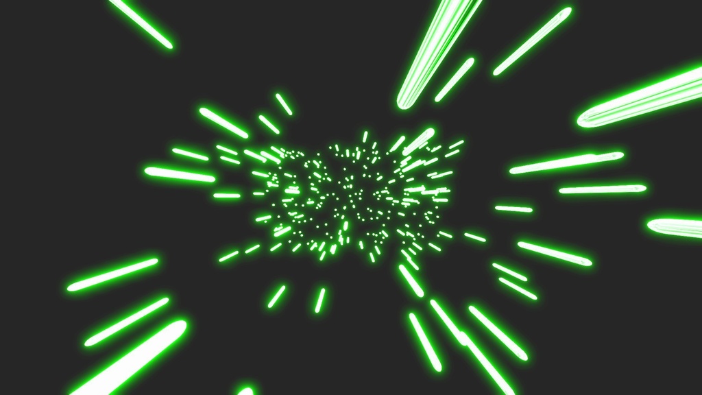 エフェクト素材・ライトレーザーバースト