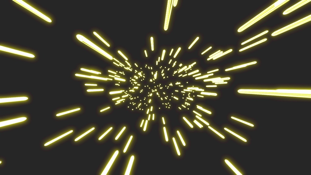 エフェクト素材・ライトレーザーバースト