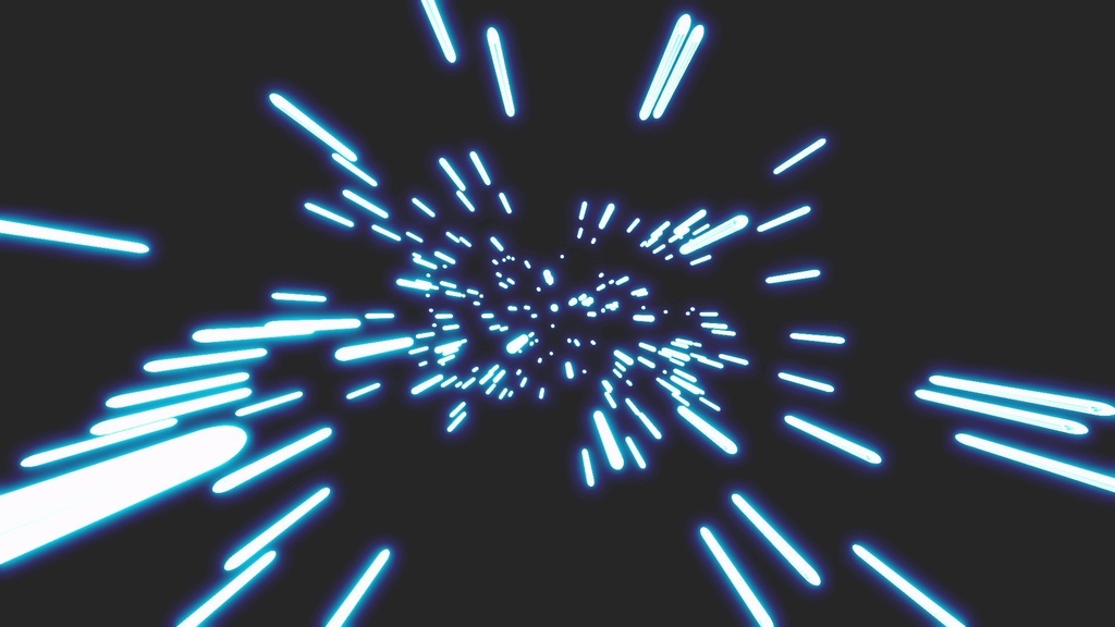 エフェクト素材・ライトレーザーバースト