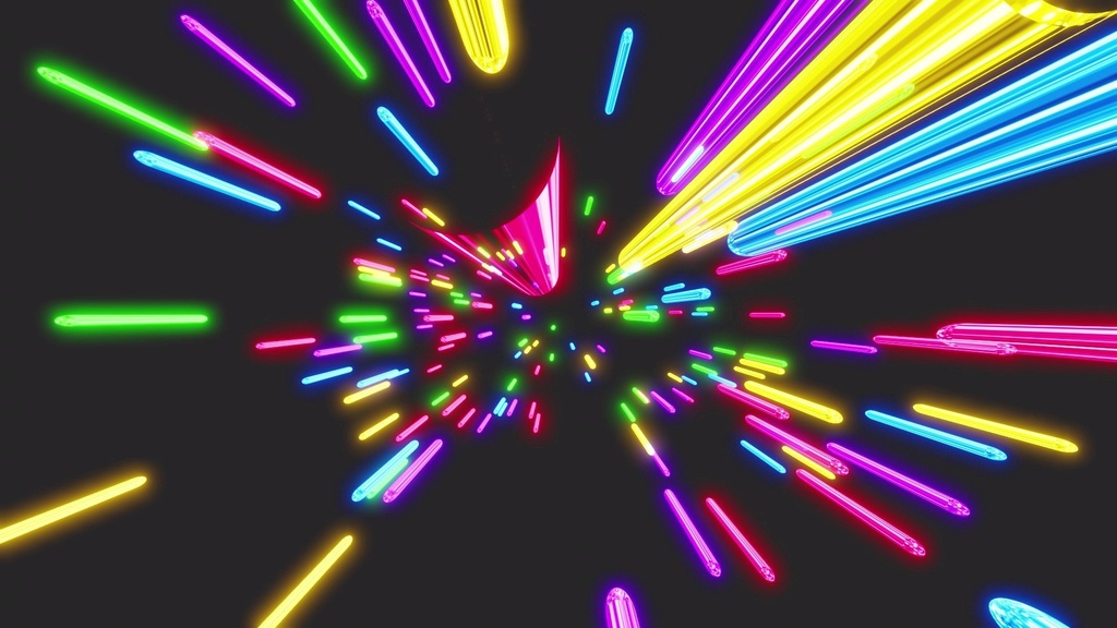 エフェクト素材・ライトレーザーバースト