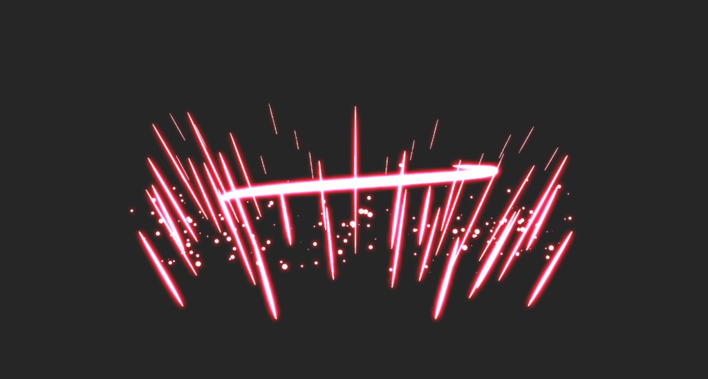 エフェクト素材・ショックアンドストーム