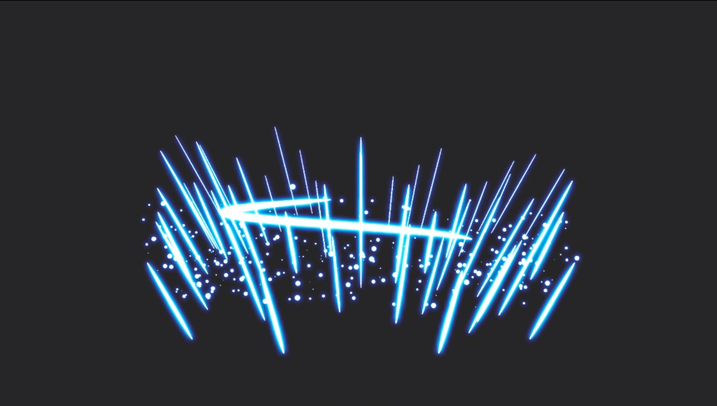 エフェクト素材・ショックアンドストーム