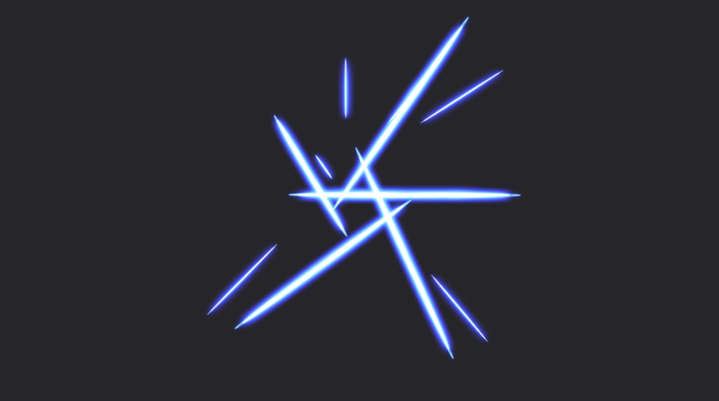 エフェクト素材・ラピッドシャープスラッシュ