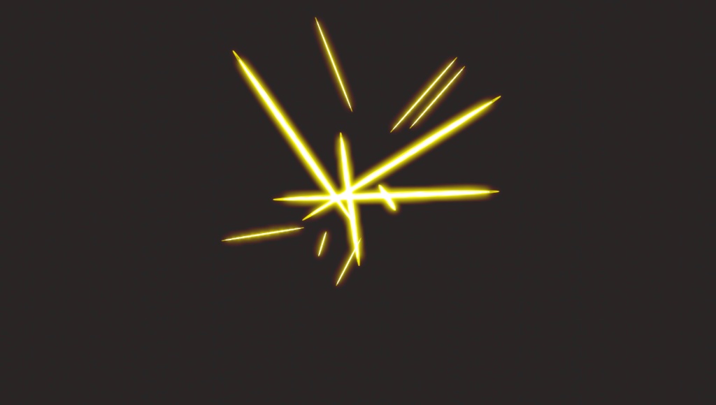 エフェクト素材・ラピッドシャープスラッシュ