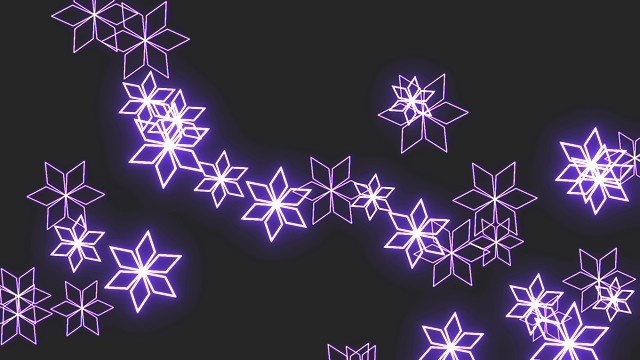 エフェクト素材・ヘキサペタルフラワーフロー