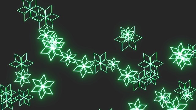 エフェクト素材・ヘキサペタルフラワーフロー