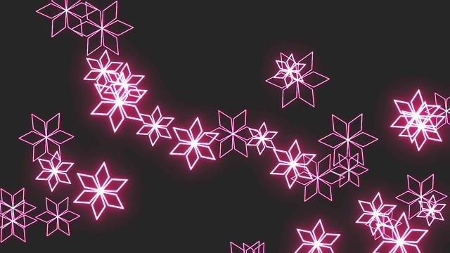 エフェクト素材・ヘキサペタルフラワーフロー