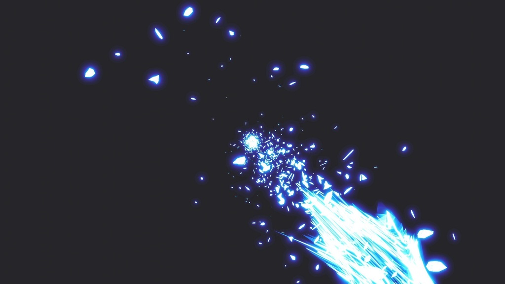 エフェクト素材・エナジーファイブダストアロー