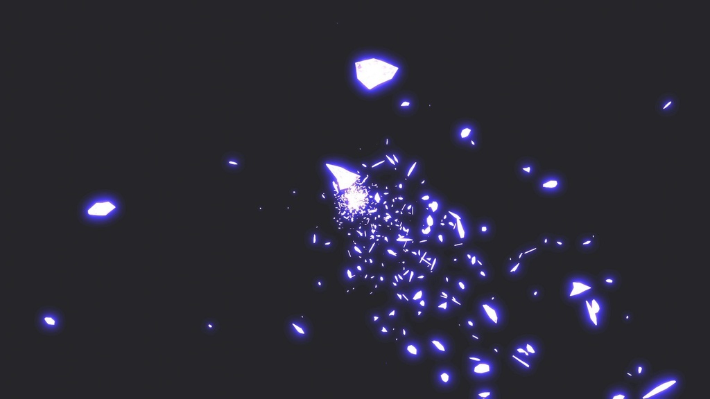 エフェクト素材・エナジーファイブダストアロー