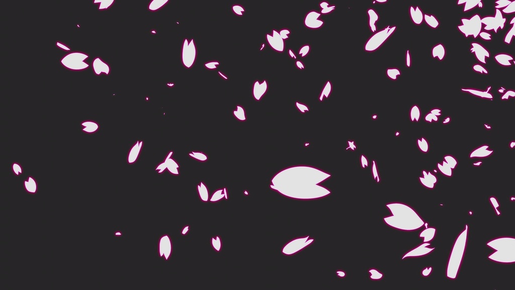 エフェクト素材・ブロッサムシャワー