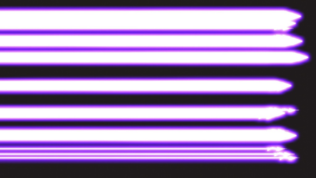 エフェクト素材・サイドブラストレーザー