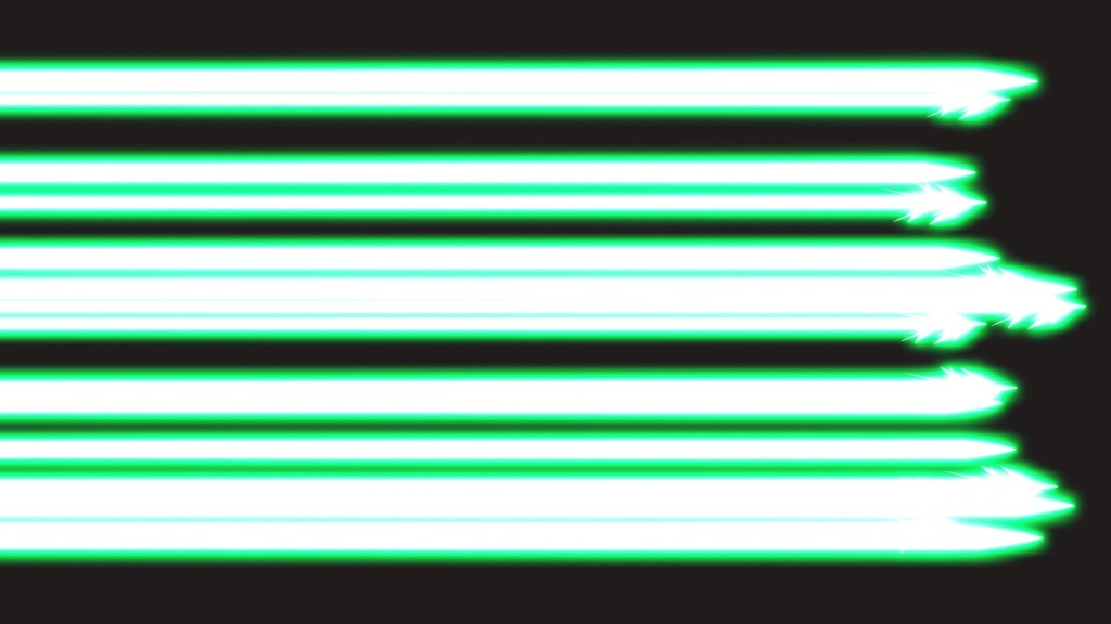 エフェクト素材・サイドブラストレーザー