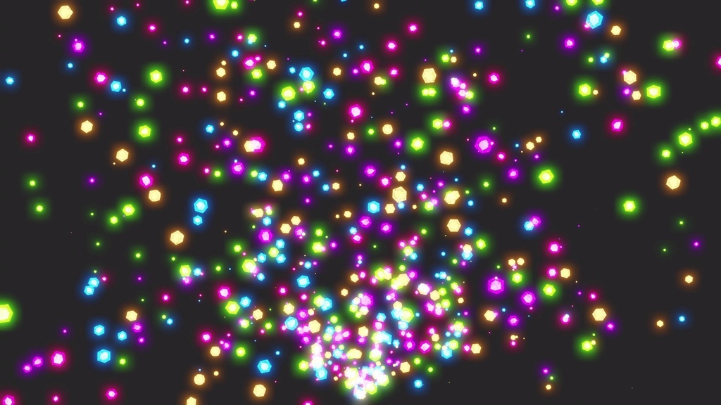 エフェクト素材・シャワーダストストリーム