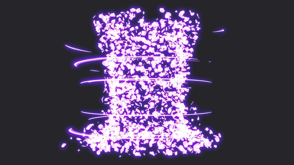 エフェクト素材・ローズワイルドストリーム