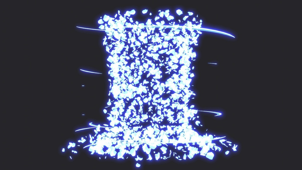 エフェクト素材・ローズワイルドストリーム