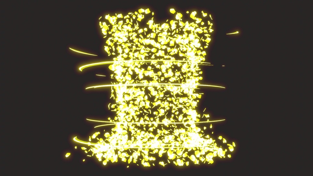 エフェクト素材・ローズワイルドストリーム