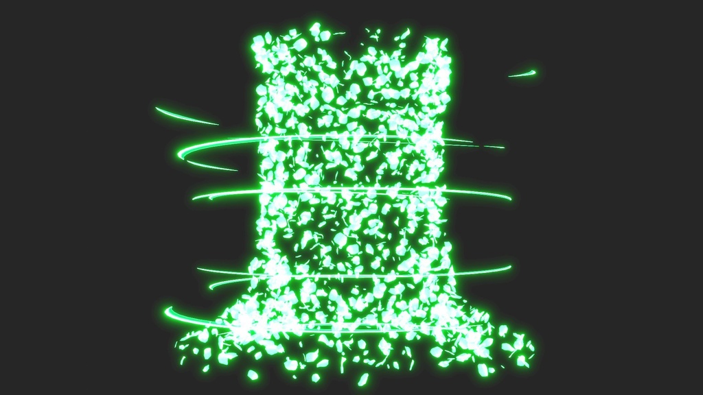 エフェクト素材・ローズワイルドストリーム