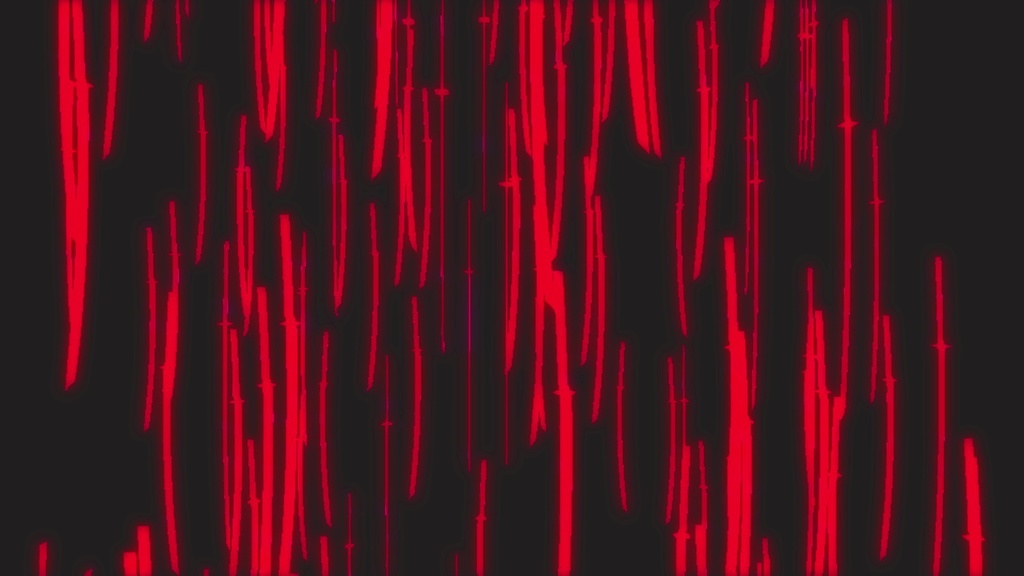 エフェクト素材・千華閃刀雨