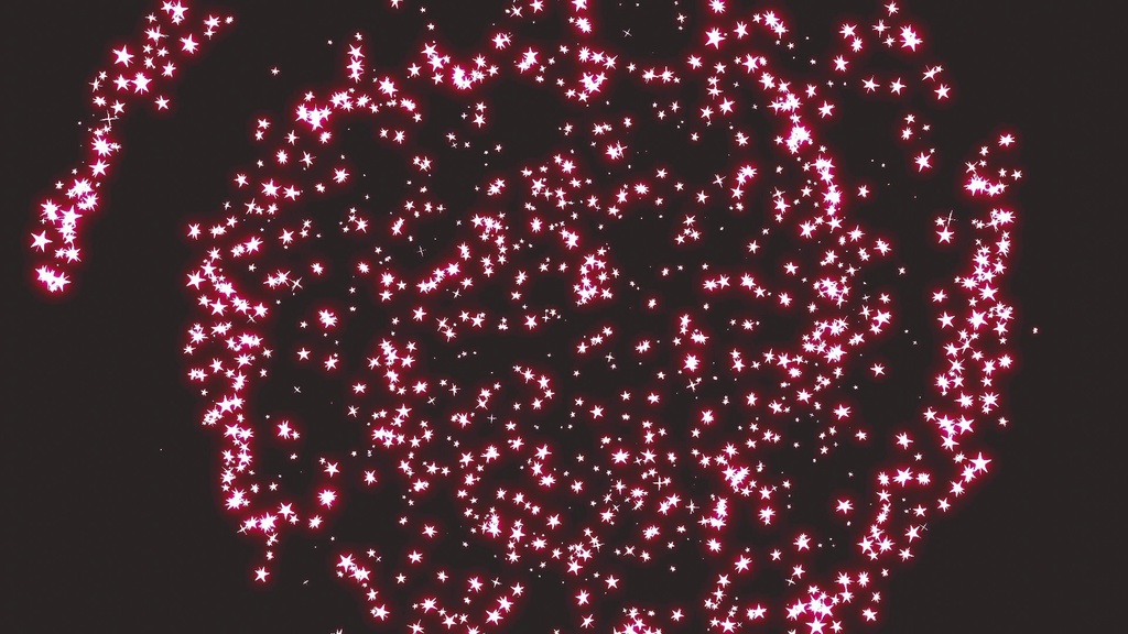 エフェクト素材・スタースパイラルスプレッド