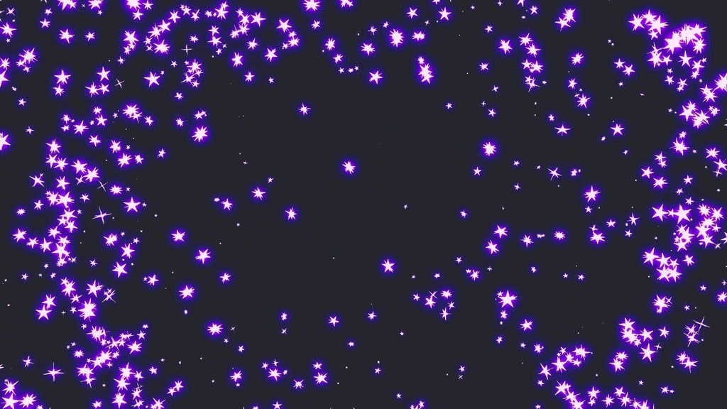 エフェクト素材・スタースパイラルスプレッド