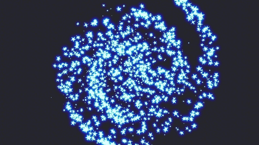 エフェクト素材・スタースパイラルスプレッド